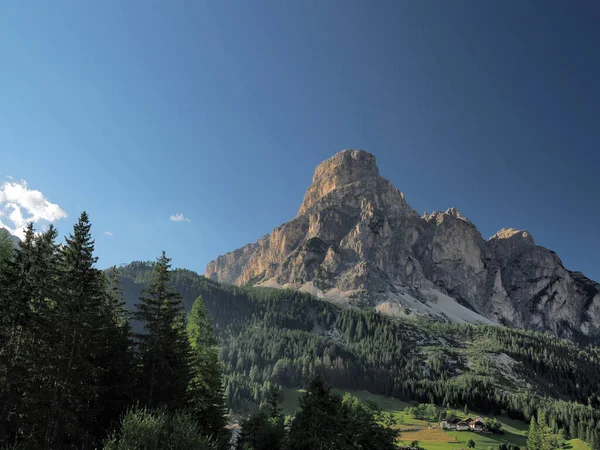 Monte Croce Krzyż Górskie Dolomity Widok Panorama — Zdjęcie stockowe