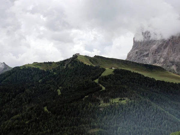 Dolomite Dağları Badia Vadisi Manzaralı Manzara — Stok fotoğraf
