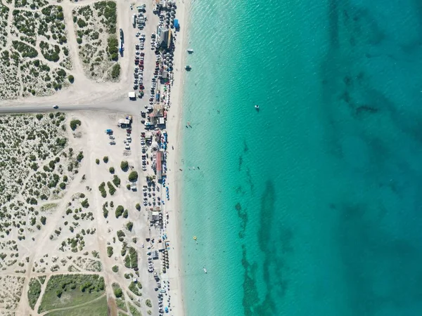Tecolote Playa Playa Baja California Panorama Aéreo Paisaje — Foto de Stock