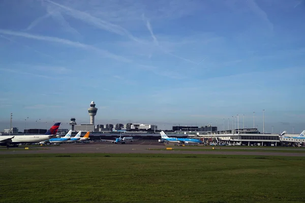 Amsterdam Pays Bas Octobre 2022 Aéroport Schiphol Amsterdam Des Aéroports — Photo