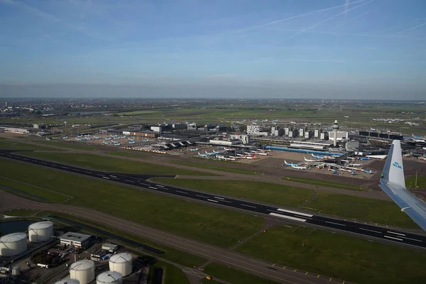 Amsterdão Países Baixos Outubro 2022 Aeroporto Schiphol Amsterdã Dos Aeroportos — Fotografia de Stock