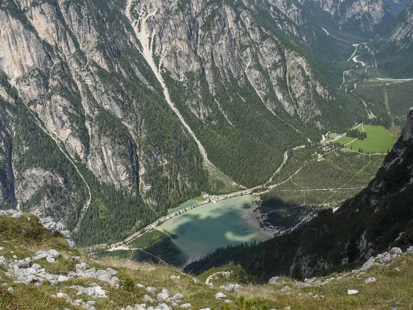 Dünya Savaşı Siperleri Monte Piana 324 Metre Yüksekliğindeki Sextener Dolomiten — Stok fotoğraf