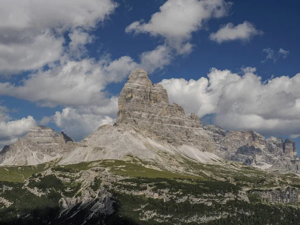 Weltkrieg Schützengräben Monte Piana 324 Meter Hoher Berg Den Sextener — Stockfoto