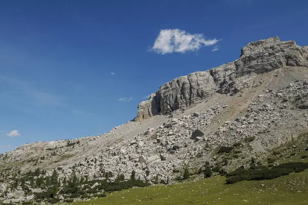 Fanes Alpina Aktiviteter Dolomitbergen Norr Italien — Stockfoto