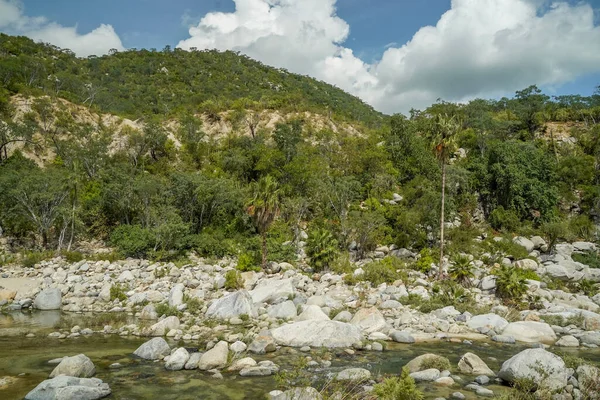 Río Arroyo Piedras Blancas San Dionisio Sierra Laguna Baja California —  Fotos de Stock