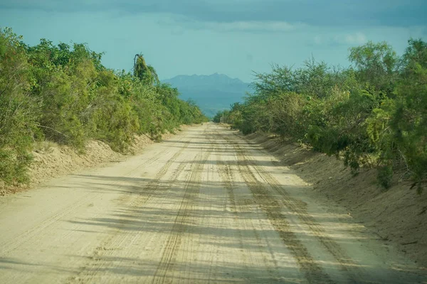 Sierra Laguna Baja California Road — Stock Photo, Image