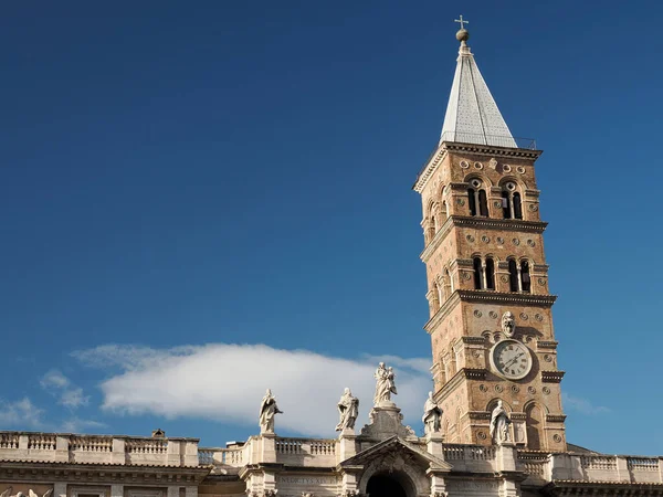 Санта Мария Маджоре Церковь Базилика Рим Италия Вид Солнечный День — стоковое фото