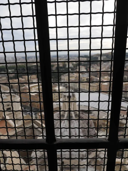 Santo Peter Basílica Roma Escadas Para Cúpula Telhado Interior — Fotografia de Stock