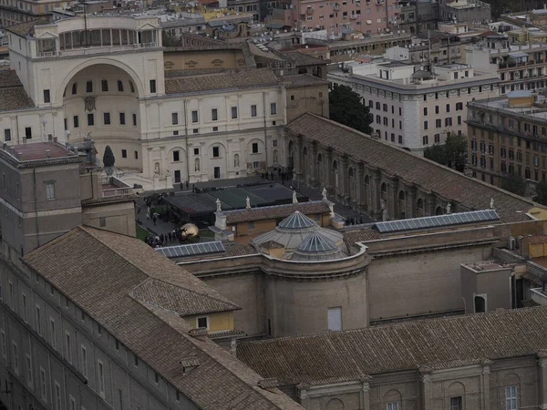 Святий Петро Базиліка Риму Вид Деталей Даху — стокове фото