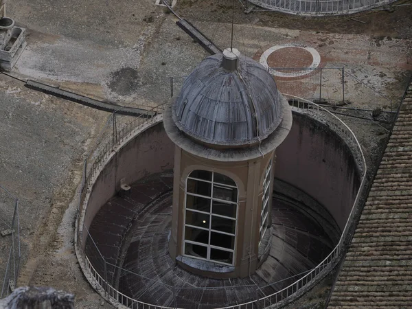 Saint Peter Basilica Rome View Rooftop Detail — Stock Photo, Image