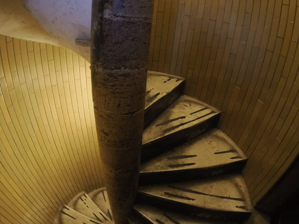 Santo Peter Basílica Roma Escadas Para Cúpula Telhado Interior — Fotografia de Stock