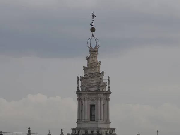Rzym Dom Dach Kościół Kopuła Miasto Krajobraz Kopuła Widok Panorama — Zdjęcie stockowe