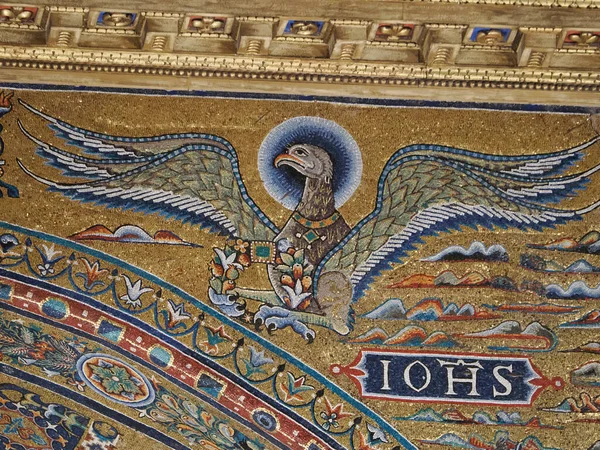 Santa Maria Trastevere Kostel Mozaika Detail — Stock fotografie