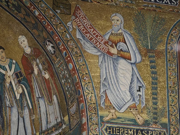 Santa Maria Mosaik Der Kirche Von Trastevere — Stockfoto
