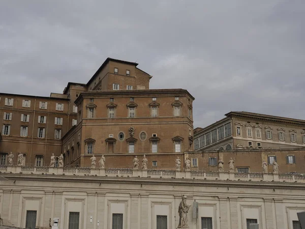 Catedral São Pedro Cidade Vaticana Roma Detalhe Vista Exterior — Fotografia de Stock