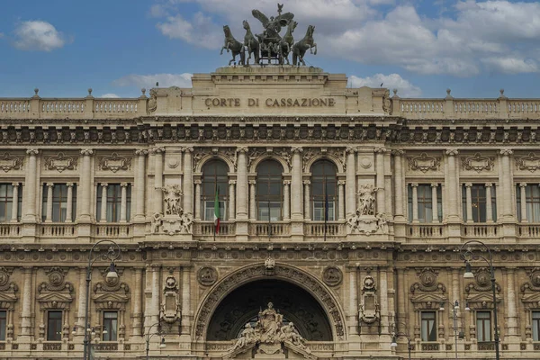 Палац Правосуддя Резиденція Верховного Касаційного Суду Рим Італія Corte Cassazione — стокове фото