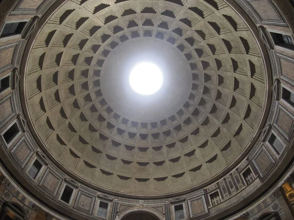 Panteón Roma Vista Interior Italia —  Fotos de Stock