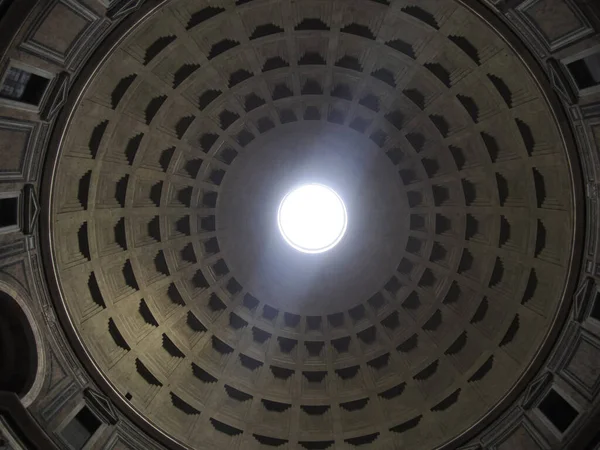 Pantheon Roma Vista Interna Italia — Foto Stock
