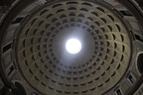 Pantheon Roma Vista Interna Italia — Foto Stock