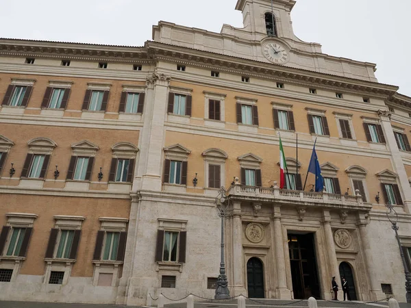 Palazzo Montecitorio Palazzo Roma Sede Della Camera Dei Deputati — Foto Stock