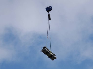 MADRID, İspanya - 16 Aralık 2022: Santiago Bernabeu Stadyumu, Real Madrid futbol stadyumu manzaralı yenileme çalışmaları