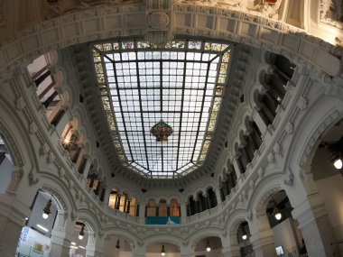 MADRID, SPAIN - DECEMBER 16 2022, Madrid City Hall interior, Communications Palace architecture landmark is a exhibit place