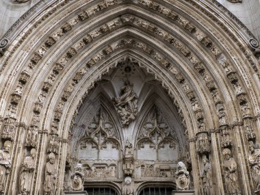 Toledo cathedral church medieval old town ( Unesco World Heritage Sites) Spain.