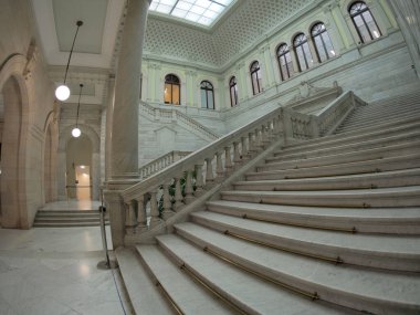 National Library of Madrid, Spain. architecture and art interior