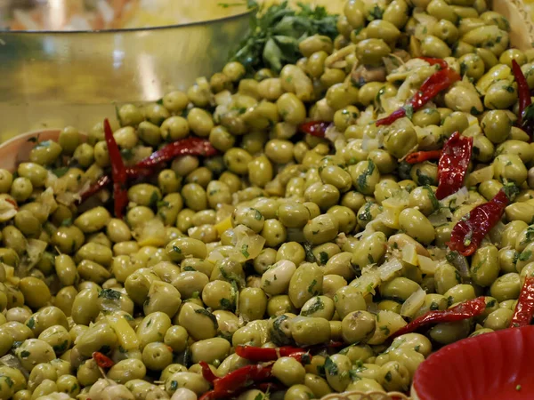 Colored Olives from Moroccan Market in fes