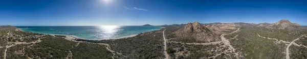 Vue Aérienne Parc National Cabo Pulmo Basse Californie Sur Mexique — Photo