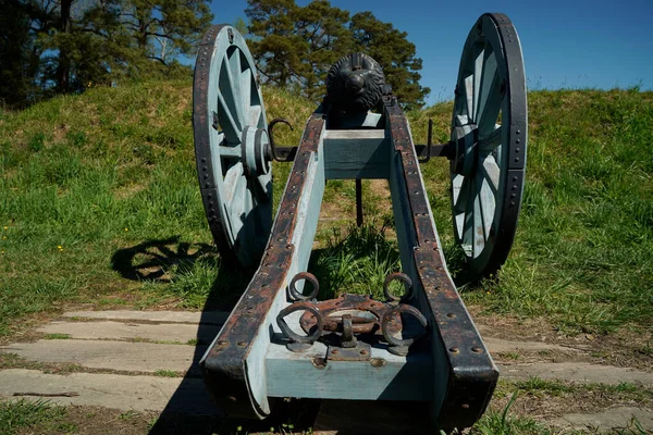 バージニア州ヨークタウンの戦場でのフランス大陸砲台 Usa — ストック写真