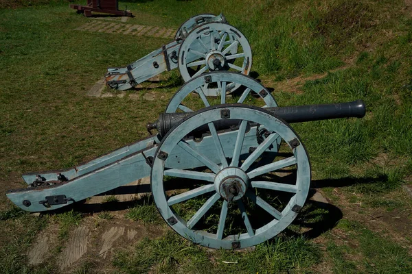 Μεγάλη Γαλλική Μπαταρία Στο Yorktown Battlefield Στην Πολιτεία Της Βιρτζίνια — Φωτογραφία Αρχείου