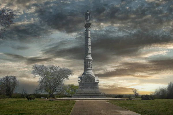 Virginia Eyaleti Battlefield Daki Yorktown Zafer Anıtı — Stok fotoğraf