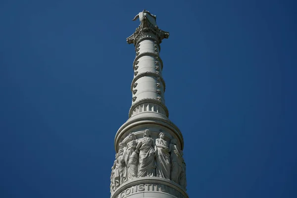 Pomnik Yorktown Victory Battlefield Stanie Wirginia Usa — Zdjęcie stockowe