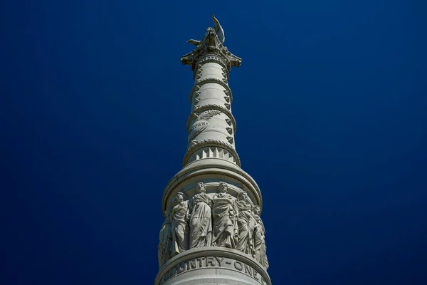 Памятник Победы Йорктауна Поле Боя Штате Вирджиния Сша — стоковое фото
