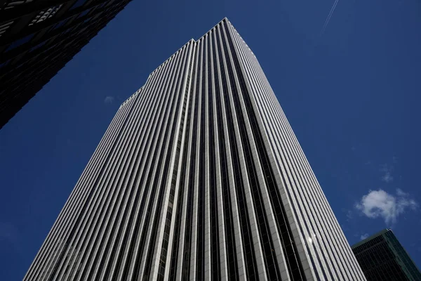 Νέα Υόρκη Manhattan Ουρανοξύστες Θέα Από Δρόμο Προς Την Κορυφή — Φωτογραφία Αρχείου