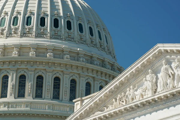 Washington Capitol Részletek Egyesült Államok — Stock Fotó