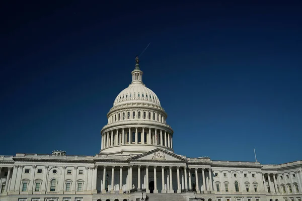 Washington Capitol Details States Plane Back Usa — 스톡 사진