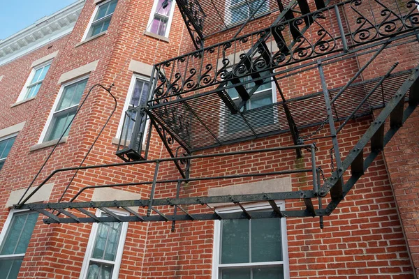 Usa Washington Georgetown Bemalte Häuser Detail — Stockfoto
