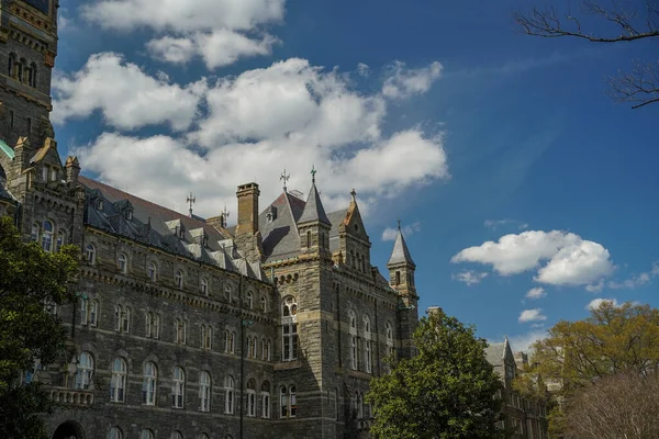 Washington Georgetown University Сонячний День — стокове фото