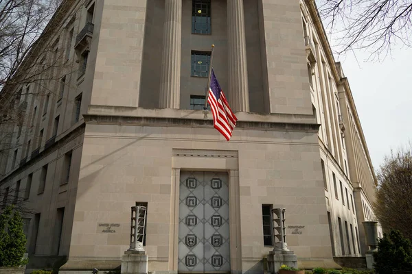Departamento Justicia Washington Edificio Oficinas — Foto de Stock
