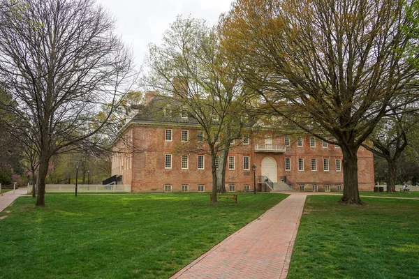 William Mary University Pronajaté Roce 1693 Williamsburgu Virginia Usa — Stock fotografie
