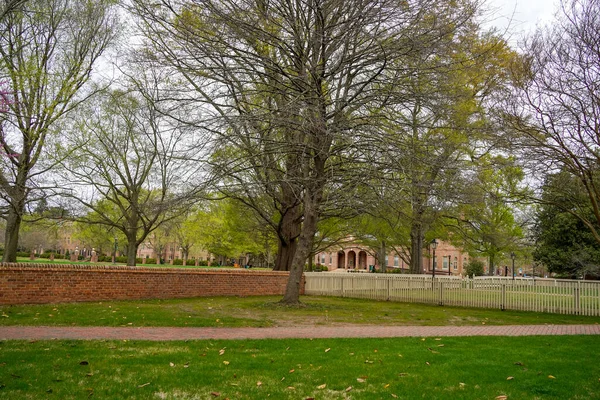 William Och Mary University Chartrade 1693 Williamsburg Virginia Usa — Stockfoto