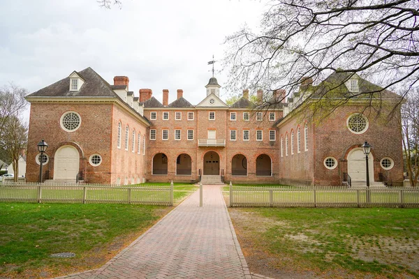 William Und Mary University Wurde 1693 Williamsburg Gegründet Virginia Usa — Stockfoto