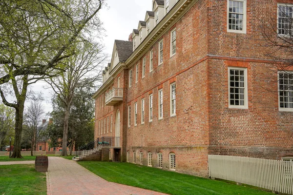 William Und Mary University Wurde 1693 Williamsburg Gegründet Virginia Usa — Stockfoto