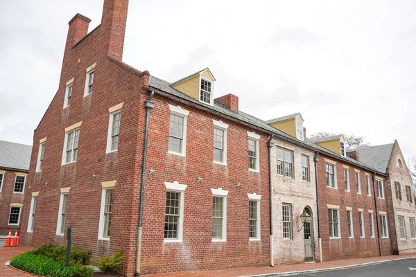 Williamsburh Virginia Historische Häuser Usa — Stockfoto