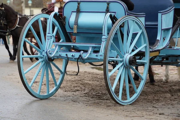 Chariot Wagon Williamsburh Virgina Historical Houses Usa — Stock Photo, Image