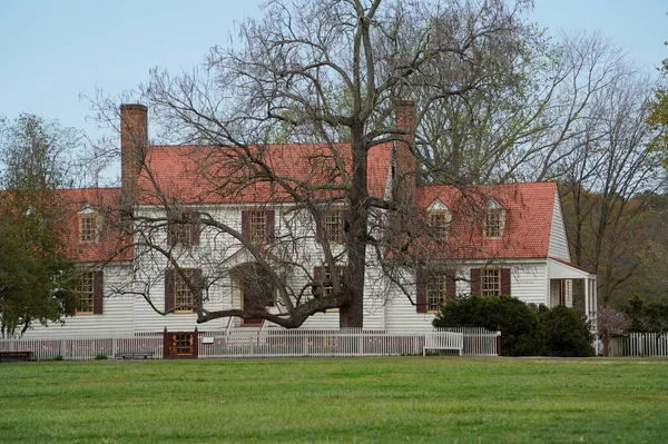 ウィリアムズバーグ バージニア歴史的家屋アメリカ合衆国 — ストック写真