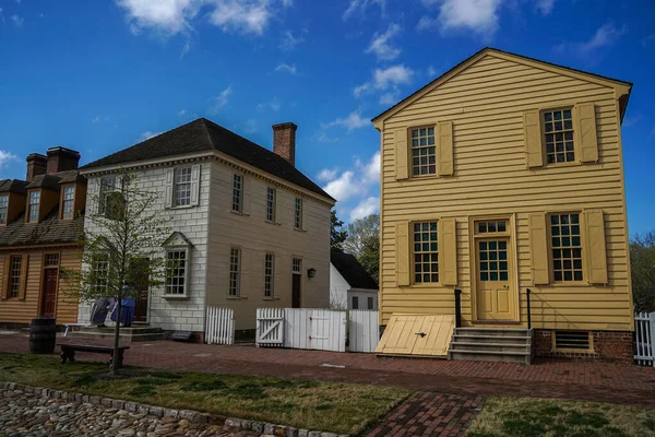 Williamsburh Virgina Maisons Historiques États Unis — Photo