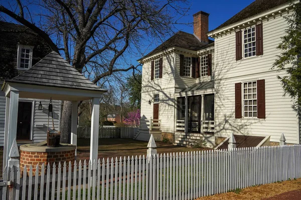 Williamsburh Virgina Maisons Historiques États Unis — Photo
